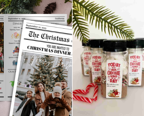 Christmas Preparations cover photo collage