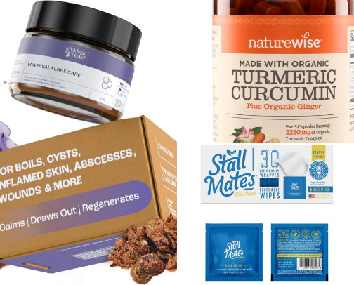 Hidradenitis suppurativa (HS) Kit | REAL Must-Haves cover photo collage