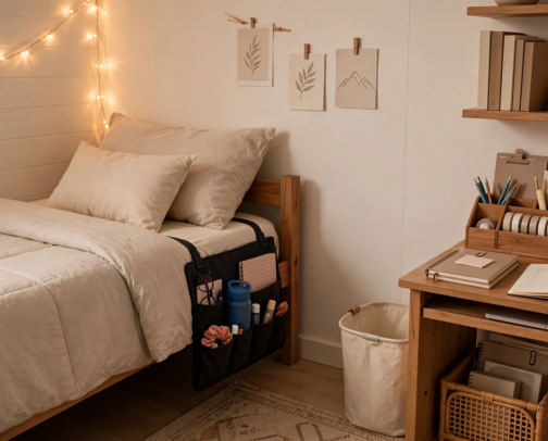 17 Dorm Essentials Under $25 That Actually Save Space (2026) cover photo collage