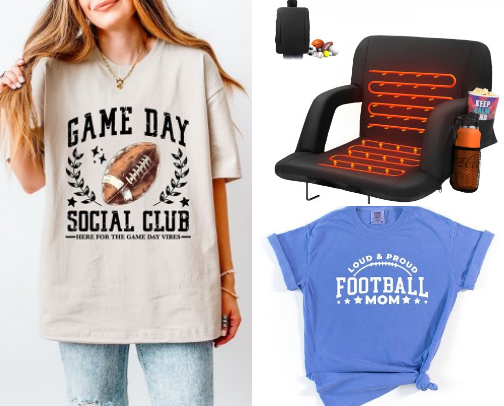 Football Season Gear 🏈 For the Ladies 🎀 cover photo collage