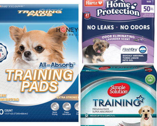 Puppy Pee Pads That Actually Stay Put Saved My Hardwood Floors cover photo collage