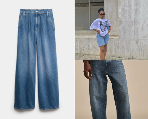 Jeans cover photo collage