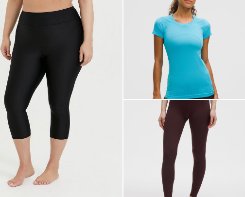 Plus-size athletic wear cover photo collage