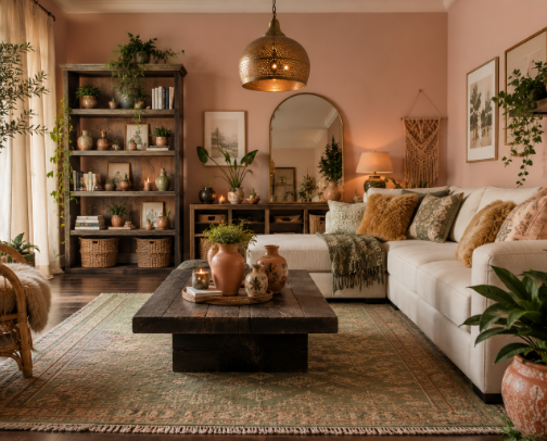 10 Cozy Boho‑Cottage Décor Hacks for Renters: Affordable Rugs, Lights & Accessories on a $100 Budget cover photo collage
