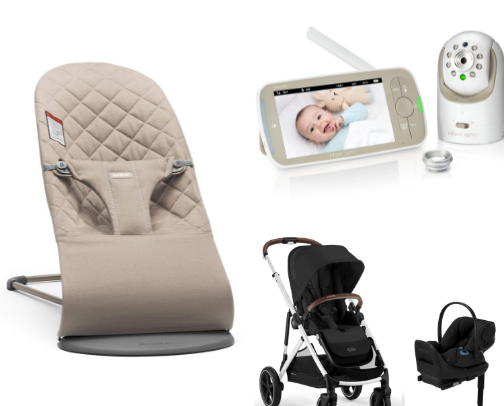 Worth the Splurge - baby gear edition cover photo collage