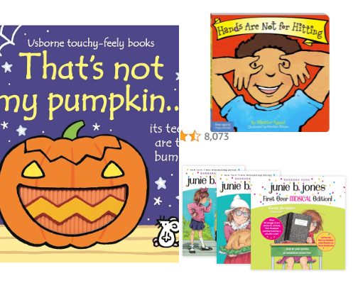 Our favorite kid books cover photo collage