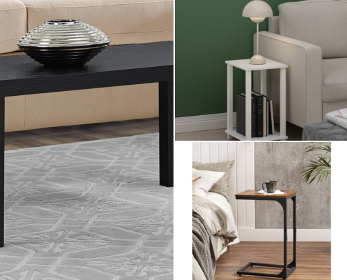 Small Side Tables I Found for Tiny Living Rooms and Reading Nooks cover photo collage