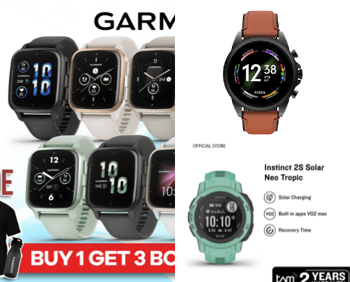 Review : 10 Smartwatch Terbaik 2024 dengan Harga di Bawah 5 Juta cover photo collage