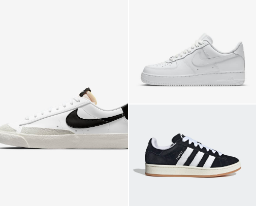My favorite shoe brands and styles cover photo collage