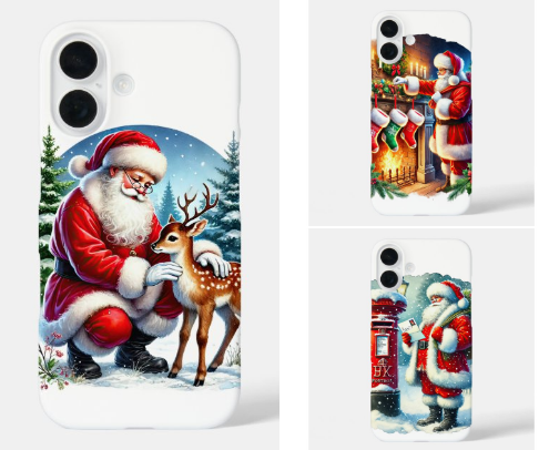 Christmas Holiday Seasonal iPhone cases! cover photo collage