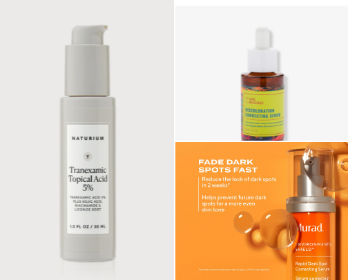 Dark Spot Correctors for Different Skin Types cover photo collage