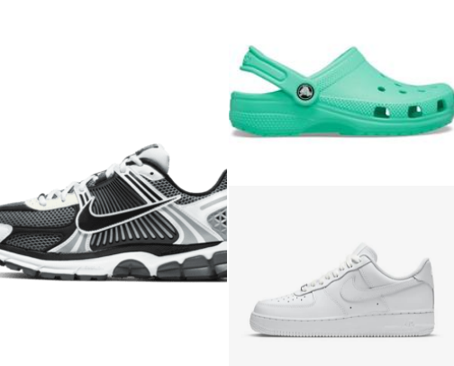 Affordable back to school shoes cover photo collage