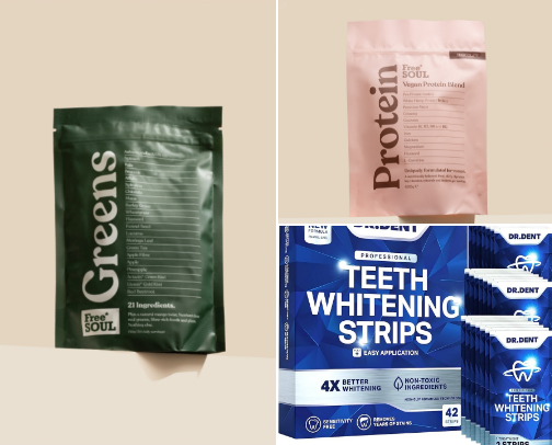 Healthy girl must-haves cover photo collage