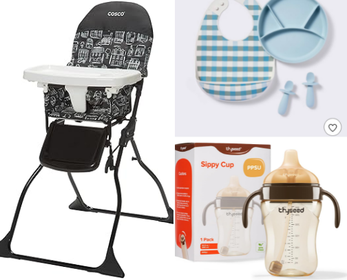 Essentials for baby cover photo collage