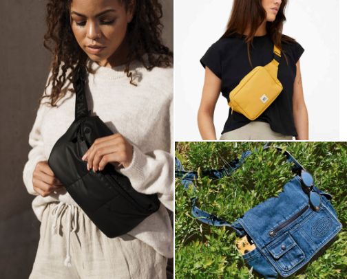 casual bags for on the go 👜 cover photo collage