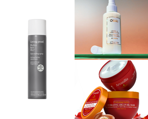 clean girl hair care cover photo collage