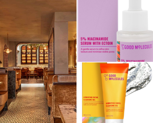 My favorite skincare products cover photo collage