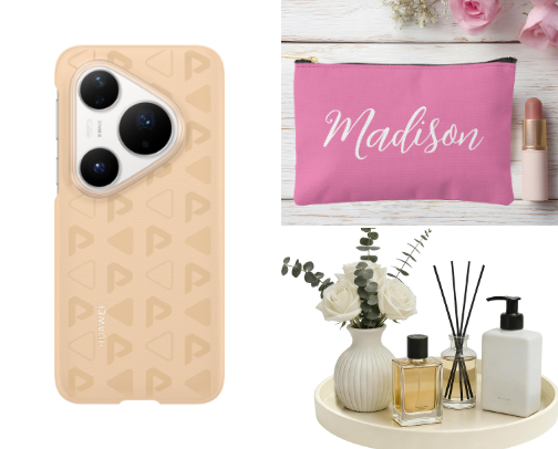 The Personalized Vanity: Custom Beauty & Travel Glam cover photo collage