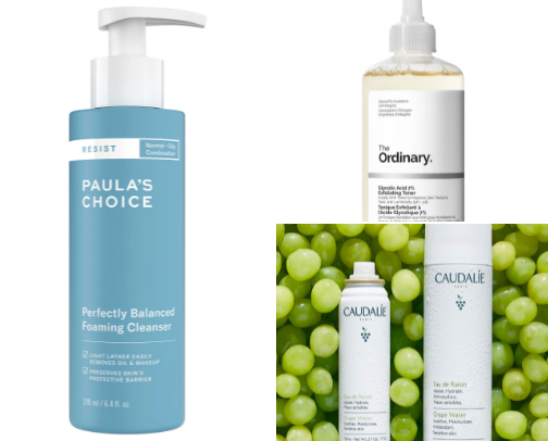 Skincare for oily skin! cover photo collage