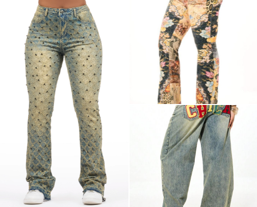 The cutest Jeans💗 cover photo collage