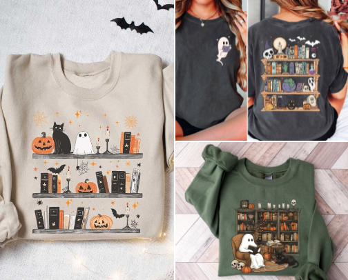Book Lover Halloween 📖🎃 cover photo collage