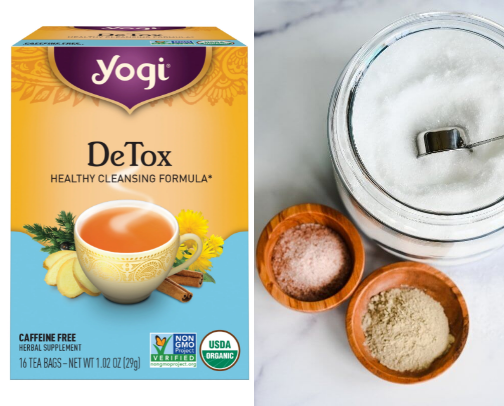 DETOX TEA 🌾 cover photo collage