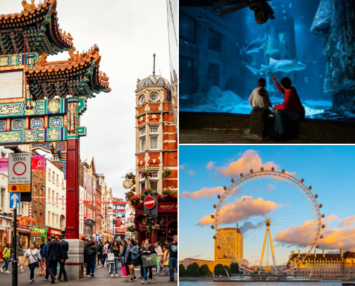 What to visit in London? cover photo collage
