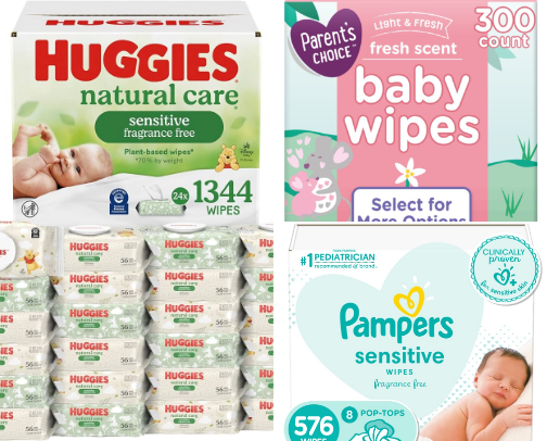 Wet Wipes &  Tissues cover photo collage