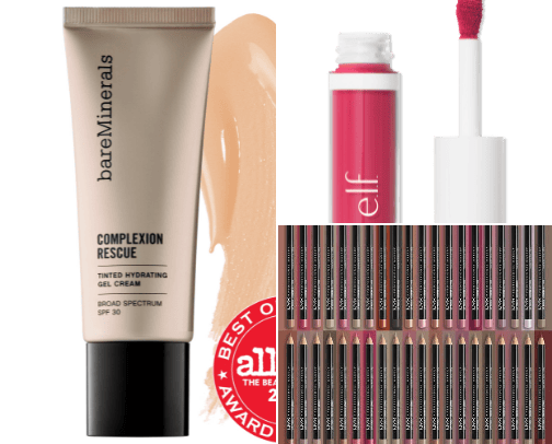 A simple girls go to makeup cover photo collage