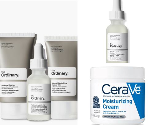 Skincare cover photo collage