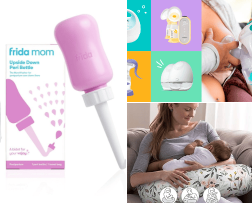 Everything you need for Birth , labor , Postpartum items from a mom and birth doula cover photo collage