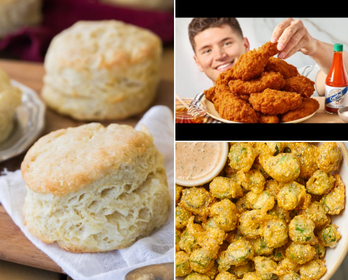 Southern foods, just say yes cover photo collage