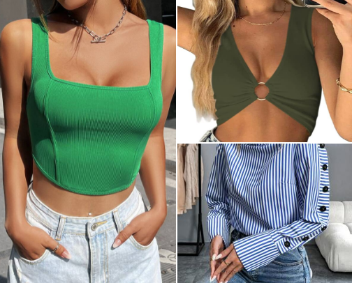 What is summer without a crop top?  Here are some of my favourite crop tops cover photo collage