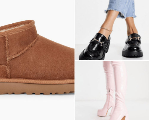 Shoes cover photo collage