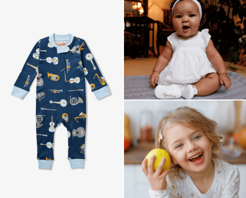 Clothes and Shoes and Toys for the Littles cover photo collage