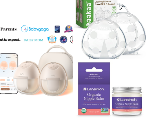 Breastfeeding/Postpartum Must Haves cover photo collage