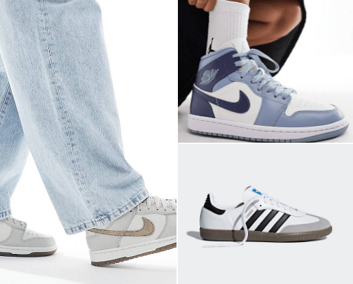 ASOS shoes for women cover photo collage