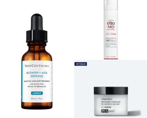 Skincare products that saved my skin cover photo collage