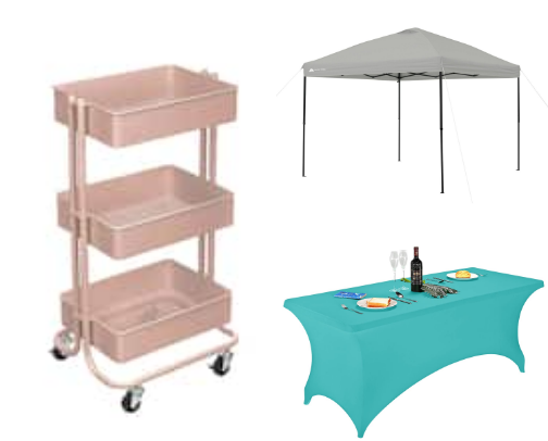 Crafting and Craft show set up cover photo collage