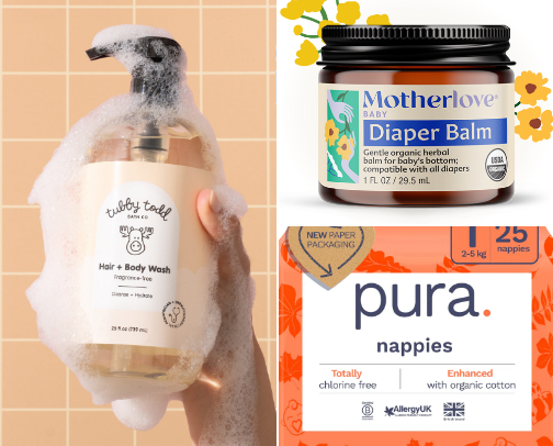 Non Toxic Baby Products cover photo collage
