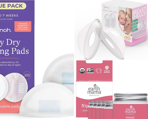 MY POSTPARTUM LIFE SAVERS + MOM PRODUCTS I USE 🩷💫 cover photo collage