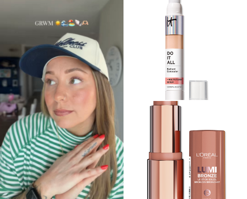 grwm ☀️🌊🏖️🐚🫶🏻 cover photo collage