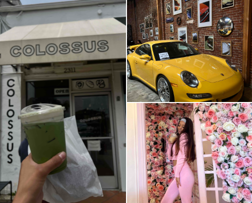 Cute Coffee shops☕️ cover photo collage