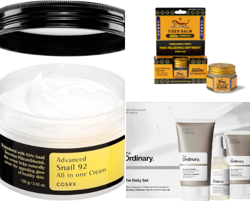 Skin care cover photo collage