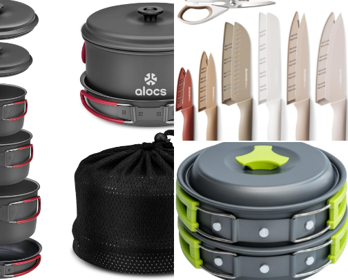 Best Camping Kitchen Essentials, Gear & Deals cover photo collage