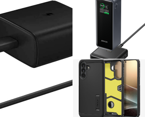📱 Smartphone Accessories cover photo collage