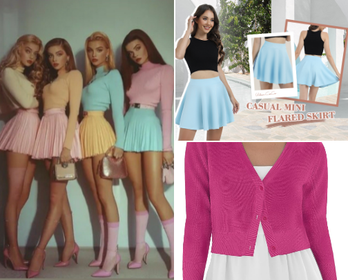 Soft Retro Pastel Aesthetic ✿ Feminine Vintage Outfits & Accessories Women Love cover photo collage