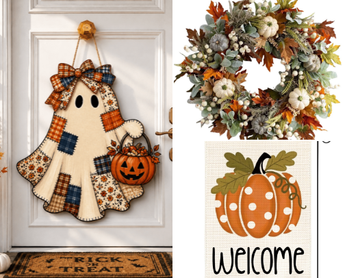 My “BER” Month Front Porch 🍂🤎 cover photo collage