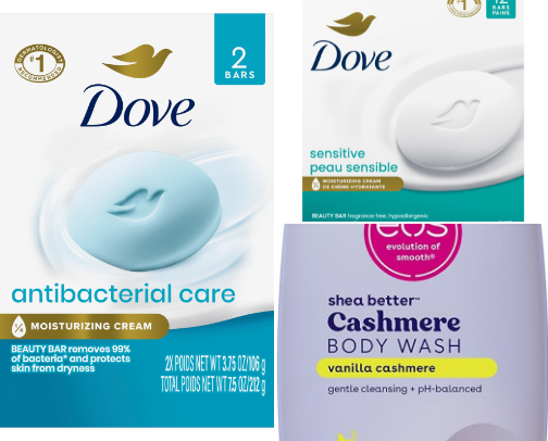 body washes cover photo collage