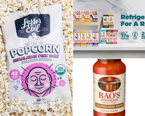 Good ingredients snacks cover photo collage